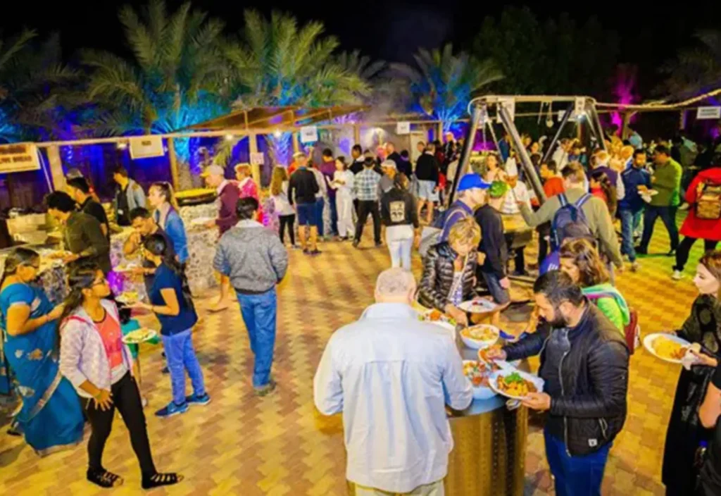 BBQ Dinner Desert Safari Dubai - desert cresent